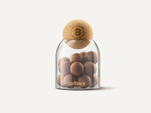 coffee b aufbewahrung CoffeeB Coffee-Ball Glas Dispenser