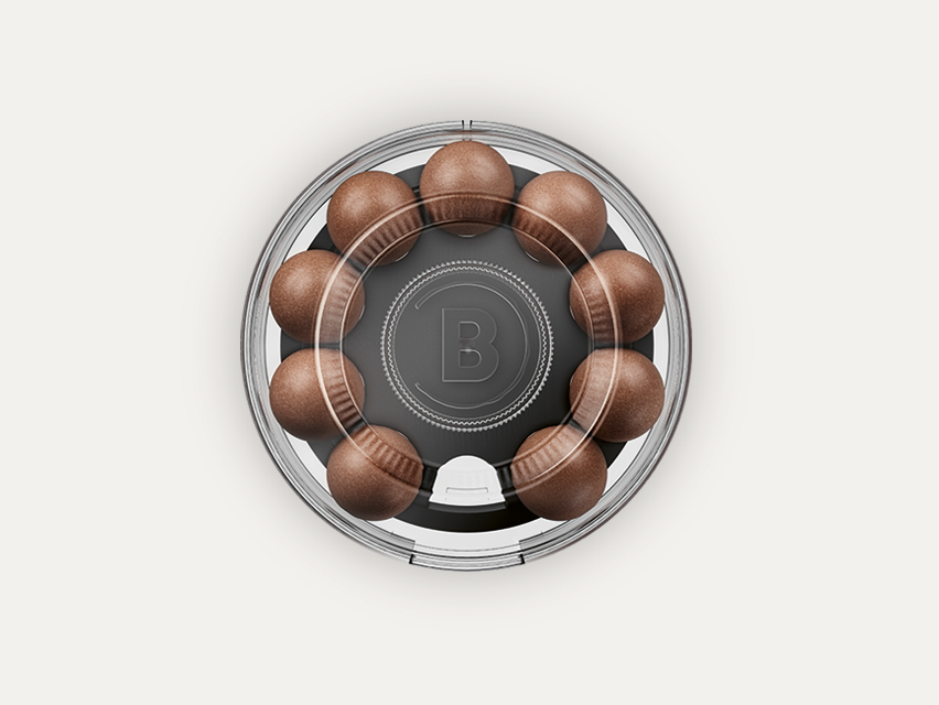 Coffee-Ball Dispenser Schwarz