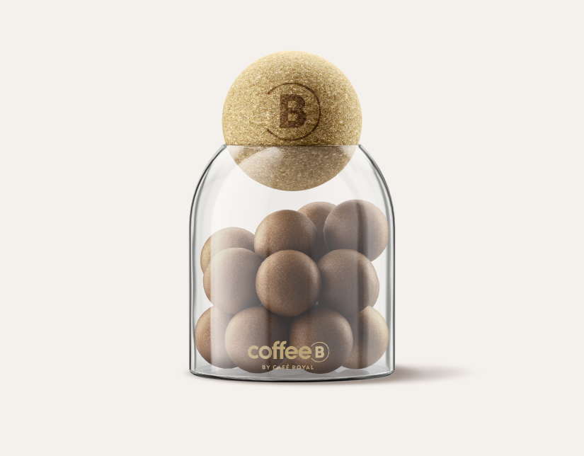 CoffeeB Coffee-Ball Glas Dispenser
